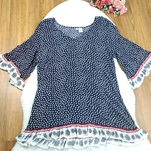 Anne Cole Bohemian Lightweight Tunic Size Medium - Picture 2 of 12